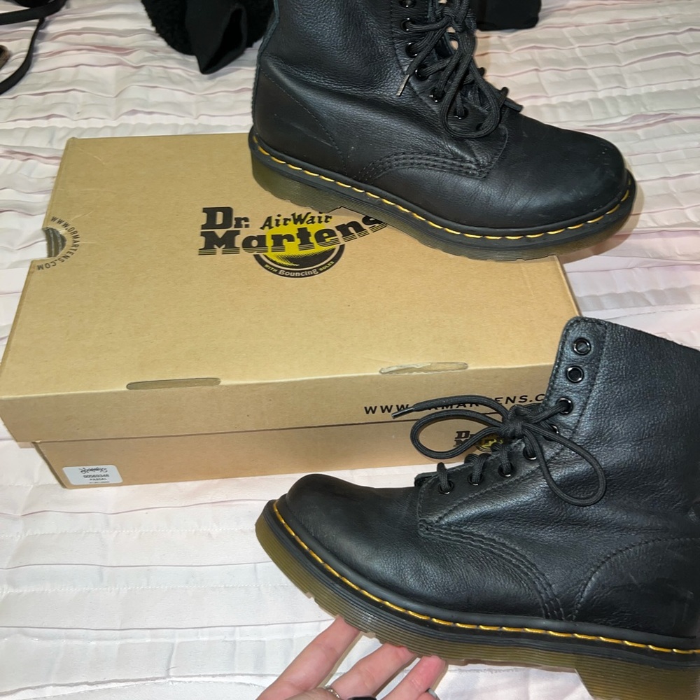 Doc Marten black boots Size 7 good condition